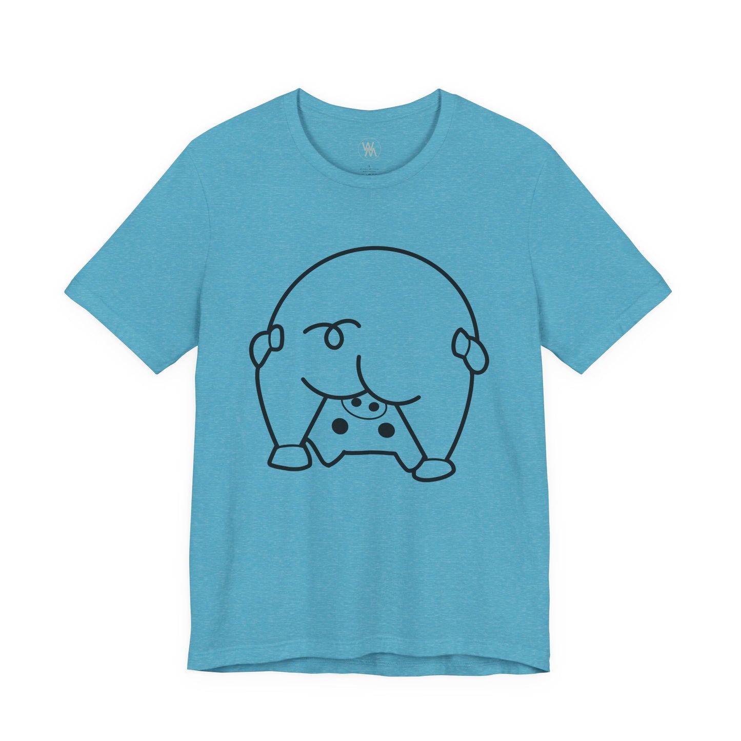 Shy Piglet Tshirt by Wil Man