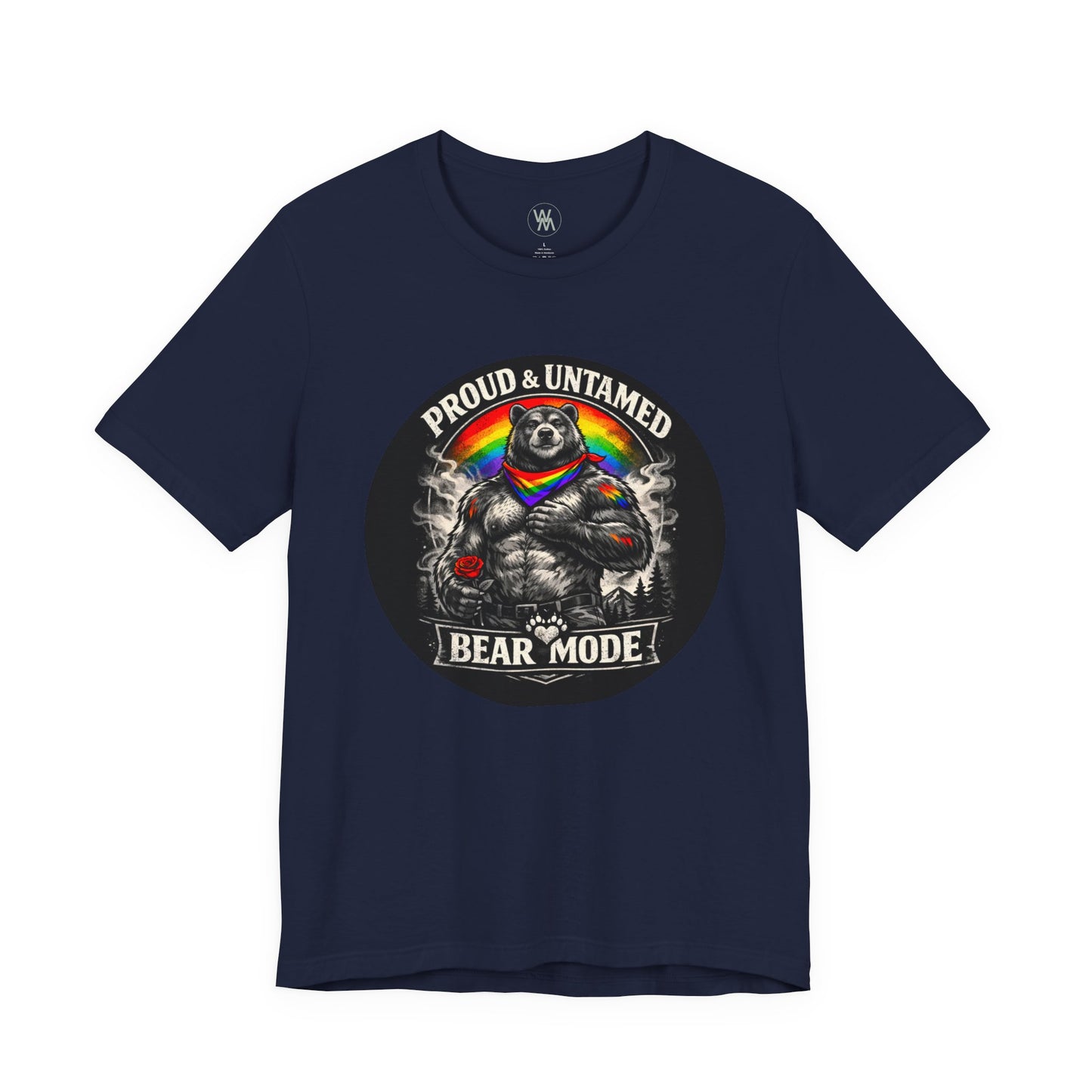 Proud Bear Tshirt by Wil Man