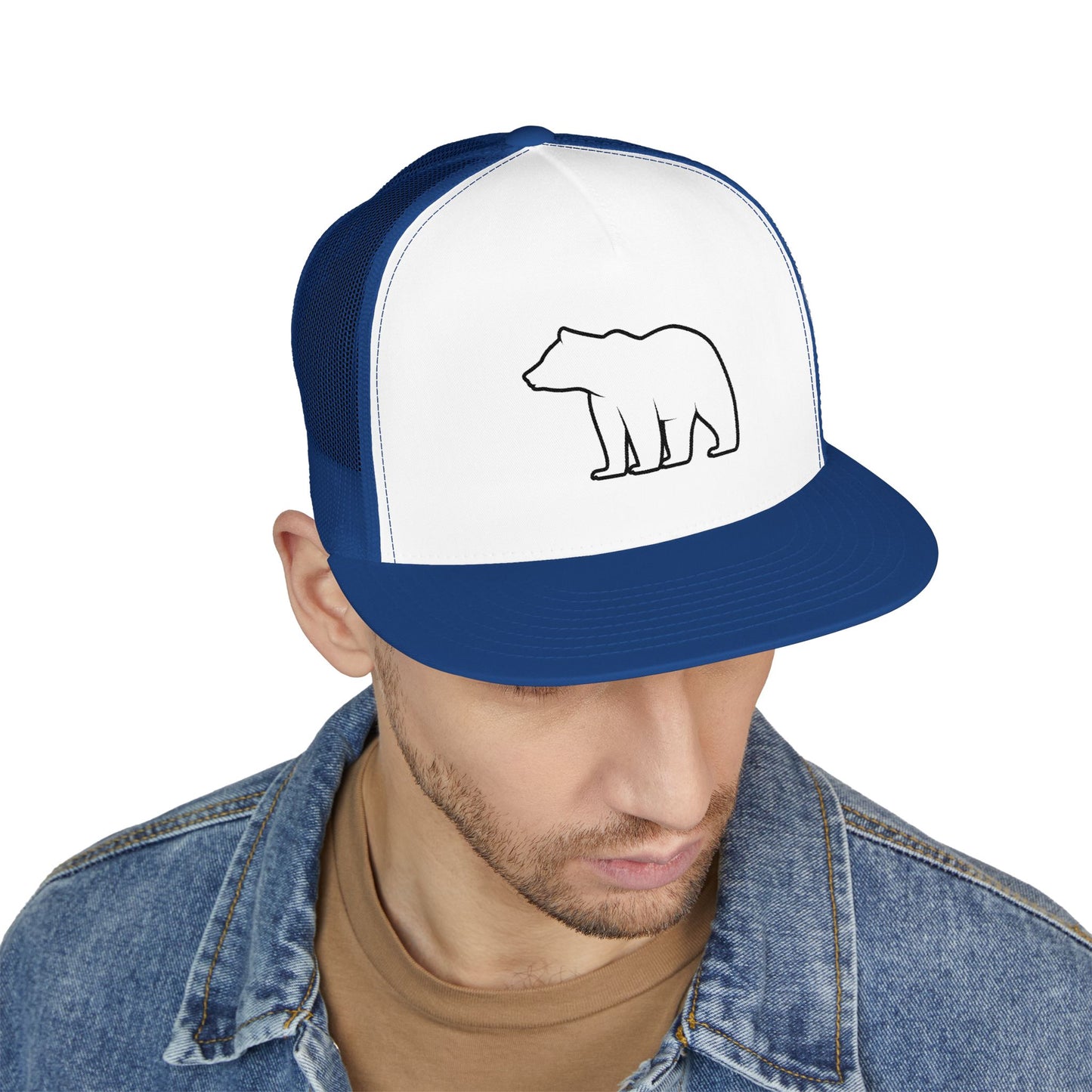 Big Bear 5 Panel Trucker Cap