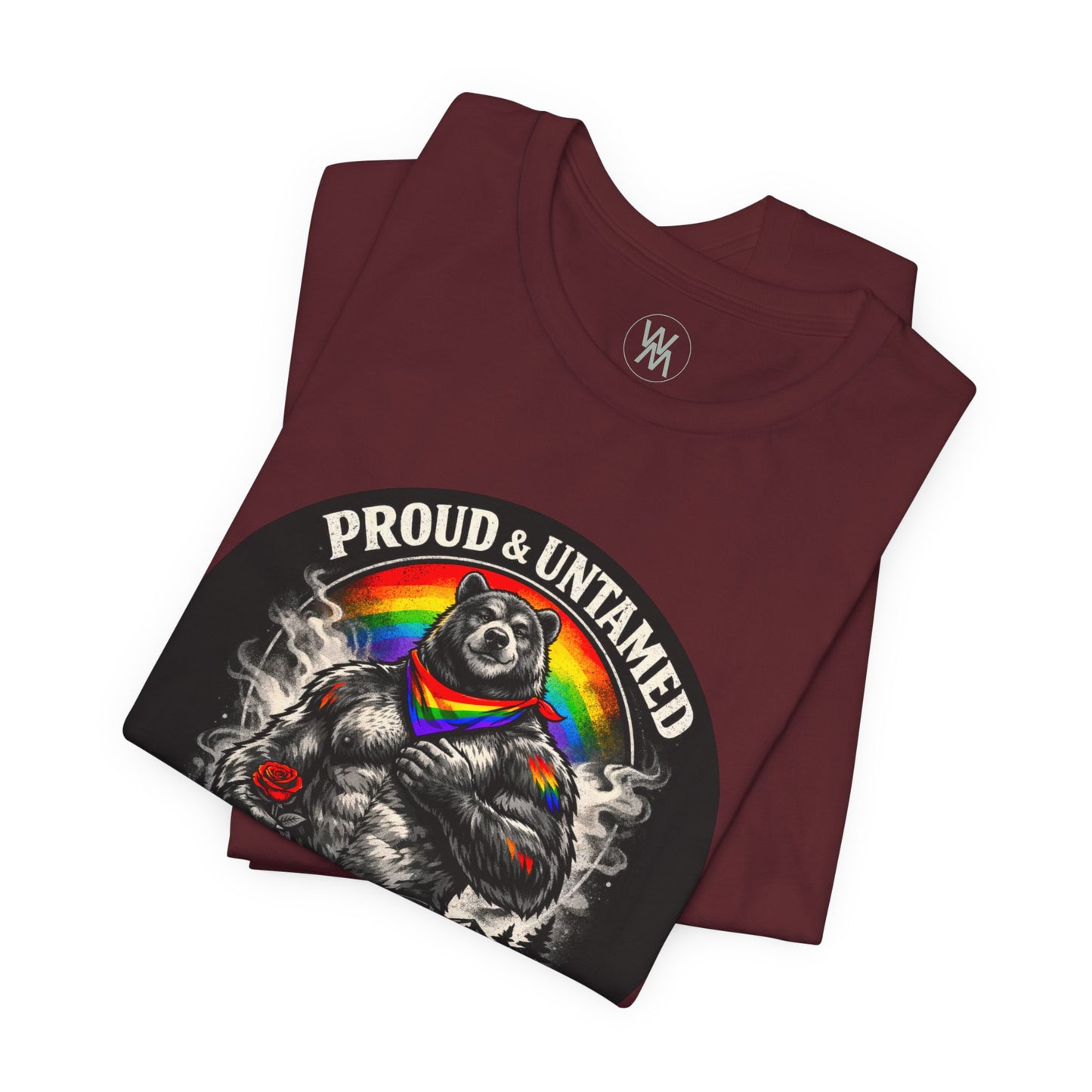 Proud Bear Tshirt by Wil Man