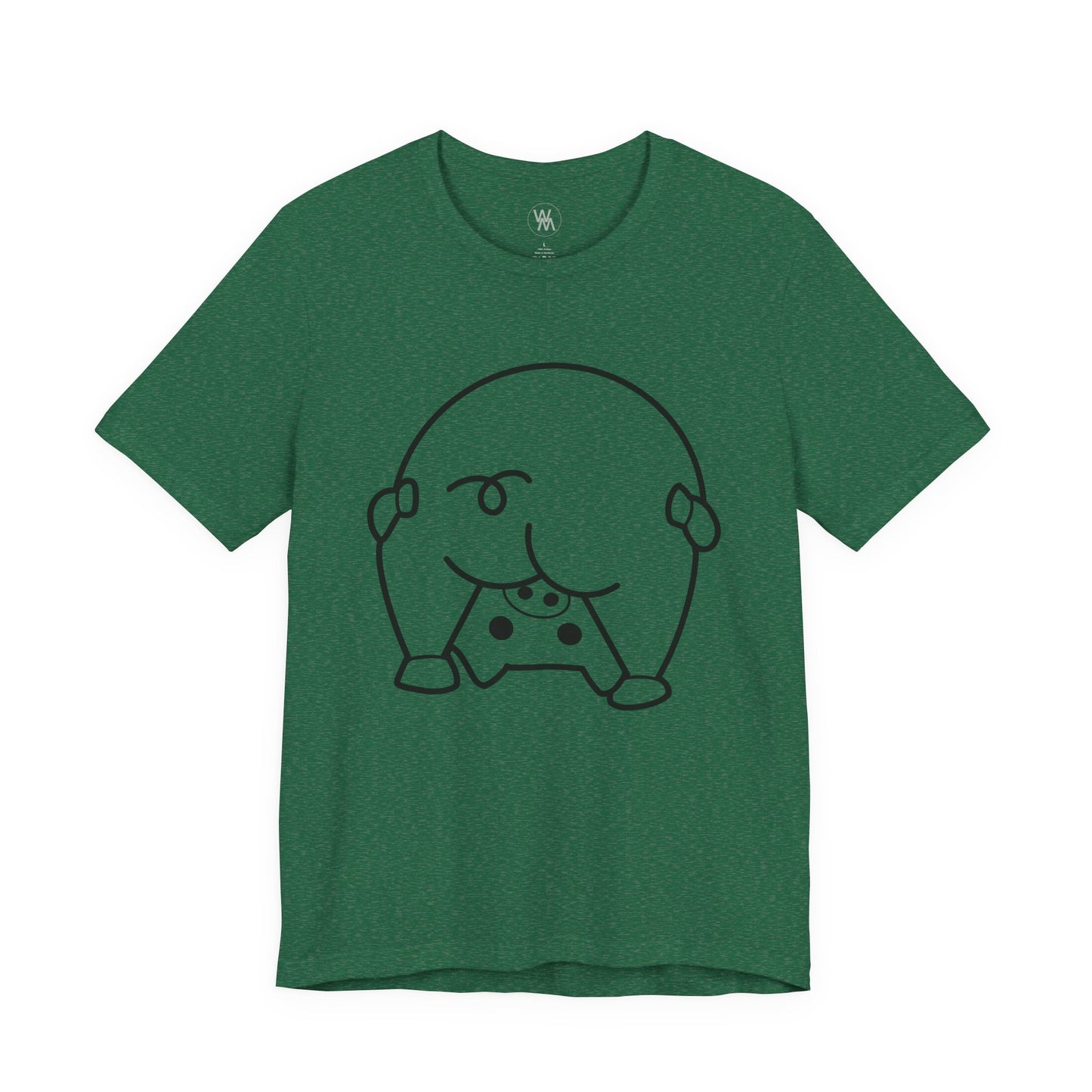 Shy Piglet Tshirt by Wil Man