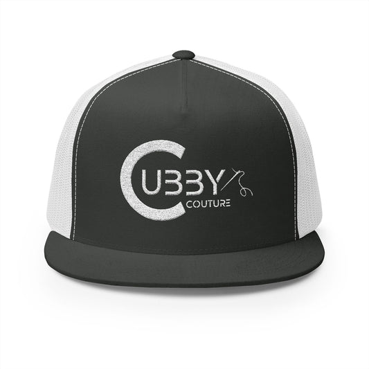 Cubby Couture 5 Panel Trucker Cap.