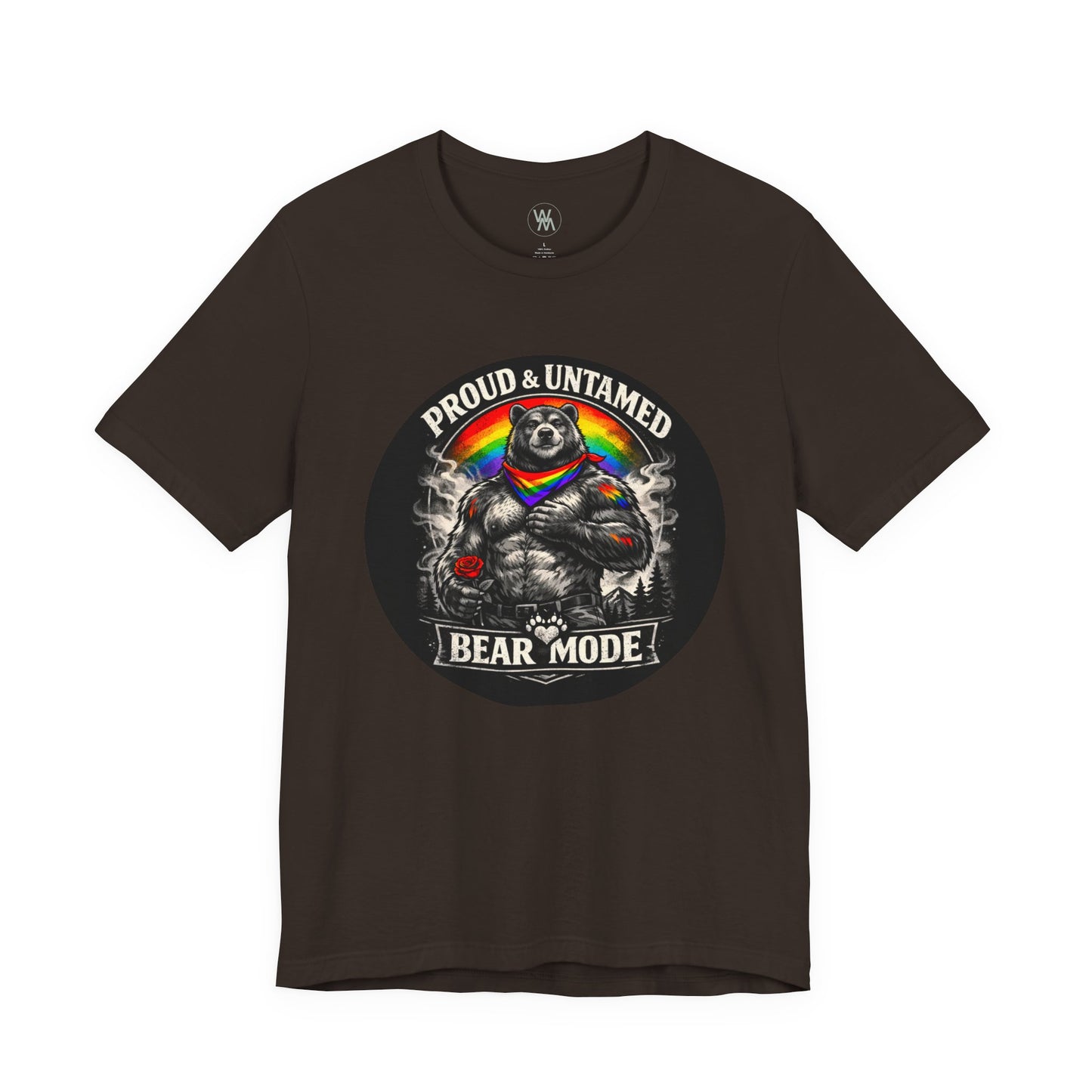 Proud Bear Tshirt by Wil Man