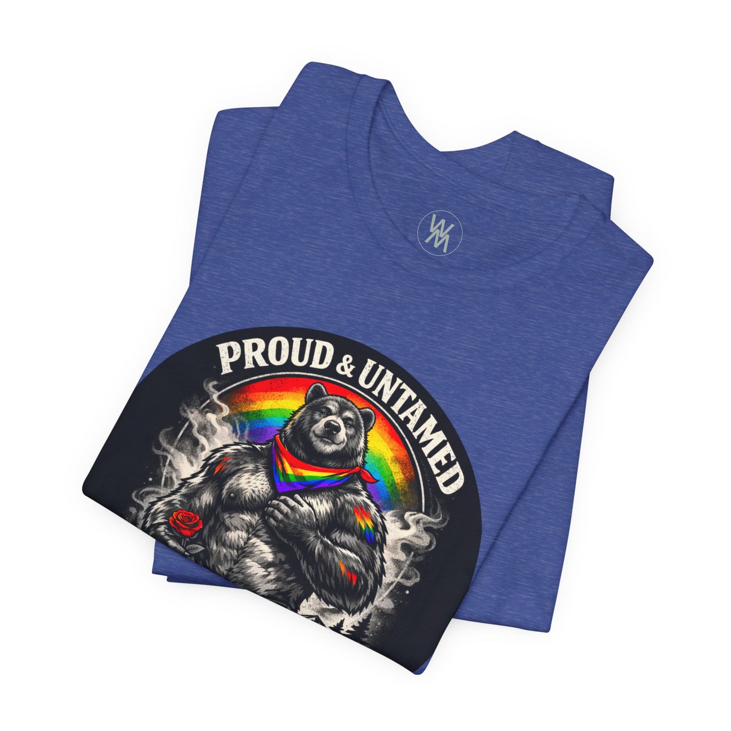 Proud Bear Tshirt by Wil Man