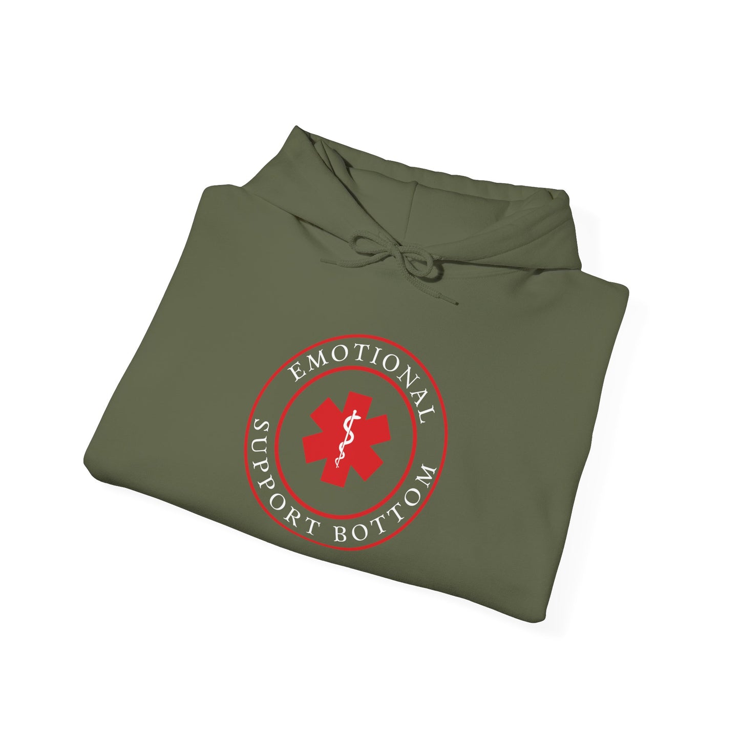 Emotional Support Bottom Hoodie - Cozy & Stylish Sweatshirt