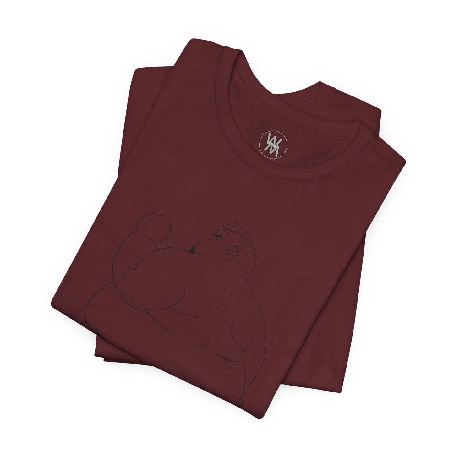 Chubby Lover BLK Tshirt by Wil Man
