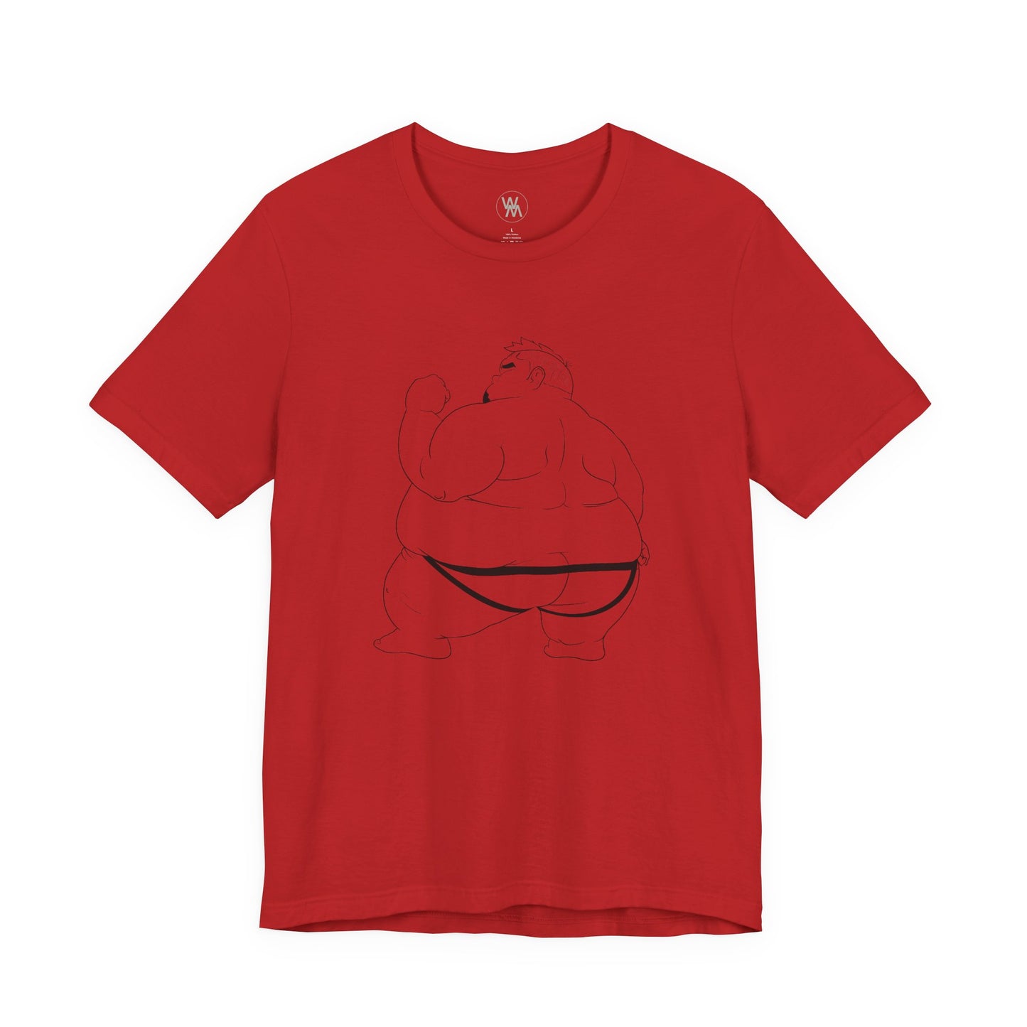 Chubby Lover BLK Tshirt by Wil Man