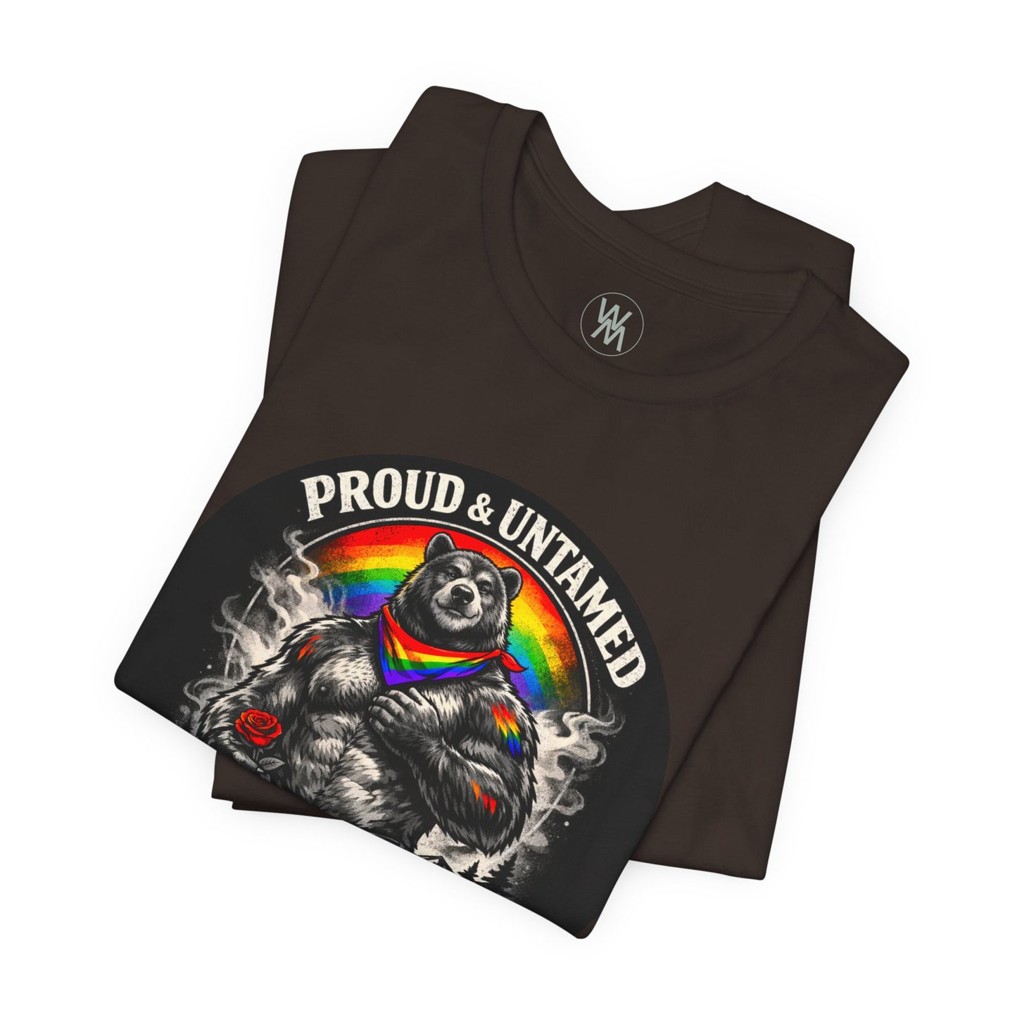 Proud Bear Tshirt by Wil Man