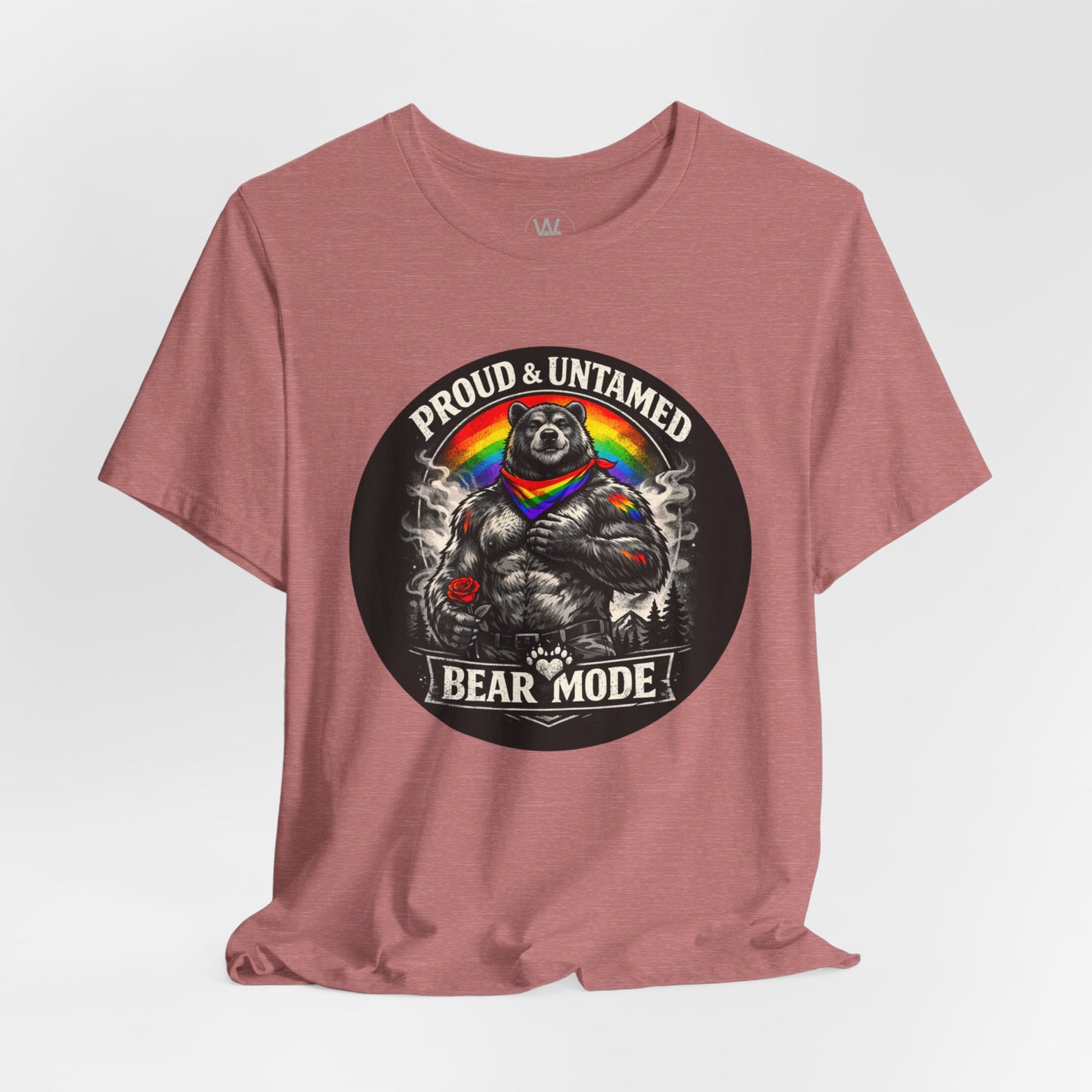 Proud Bear Tshirt by Wil Man