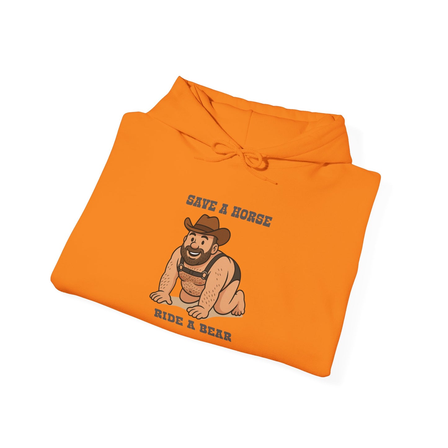 Save a Horse Ride a Bear Hoodie- Cozy & Stylish Sweatshirt