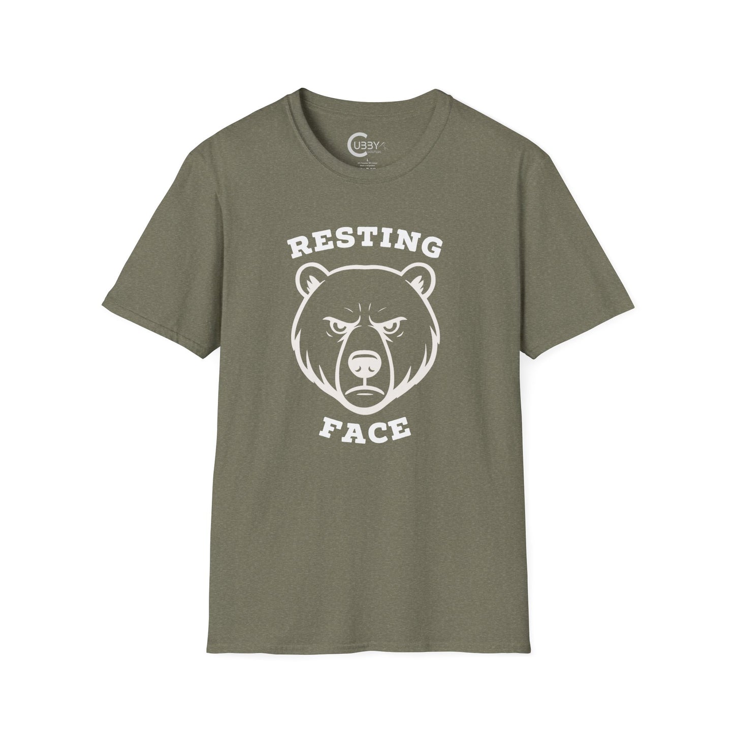 Resting Bear Face White