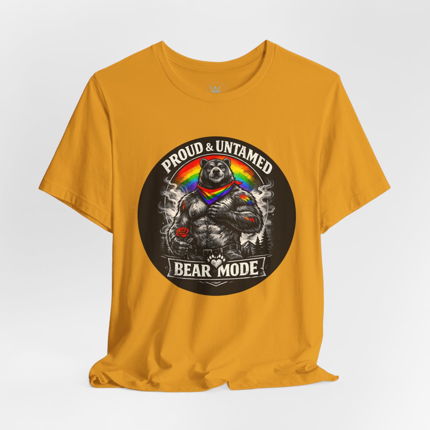 Proud Bear Tshirt by Wil Man