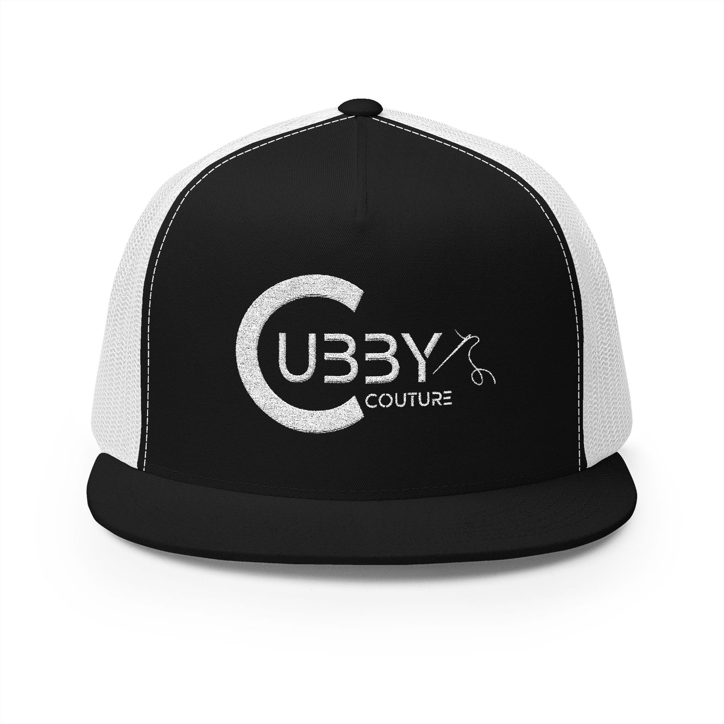 Cubby Couture 5 Panel Trucker Cap.