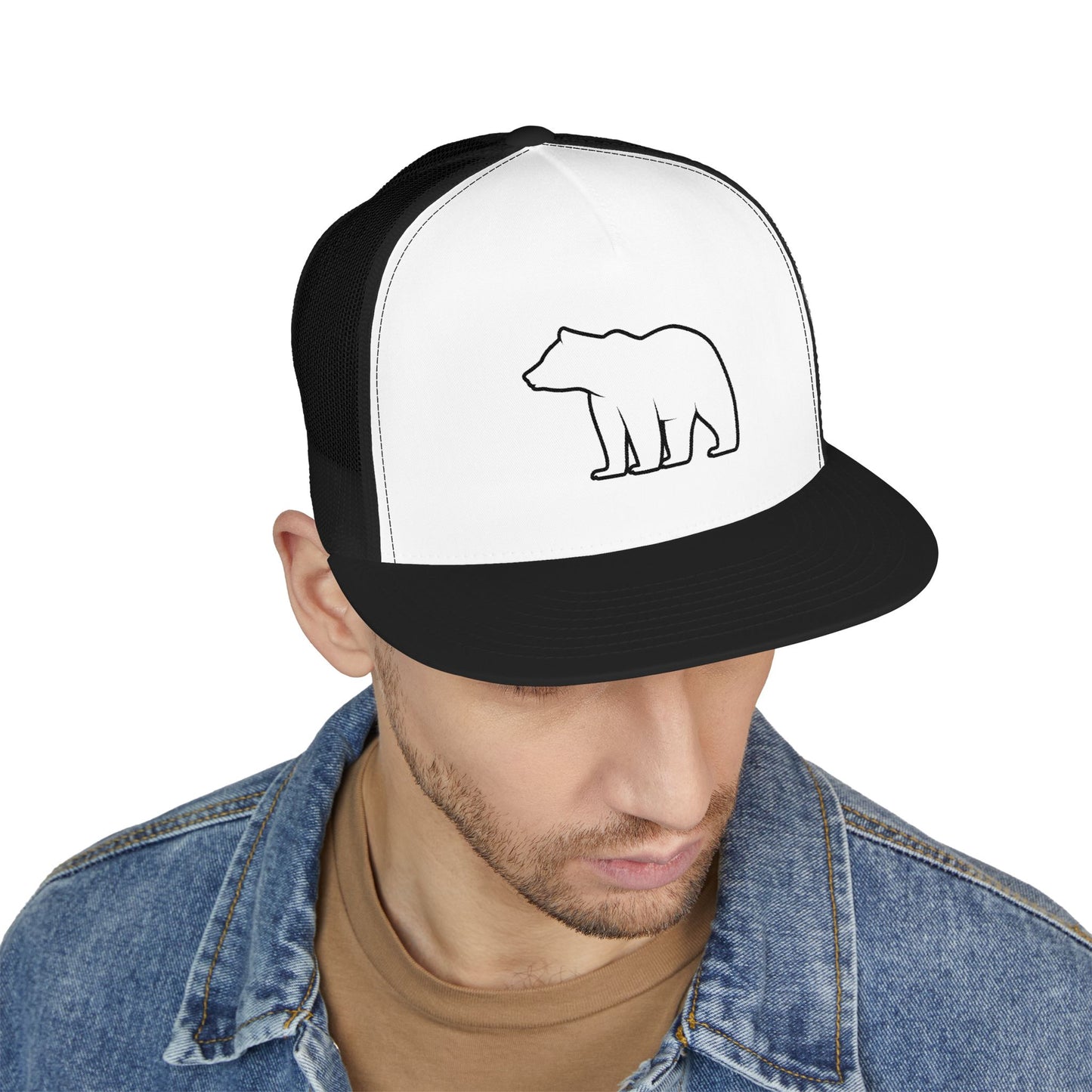 Big Bear 5 Panel Trucker Cap