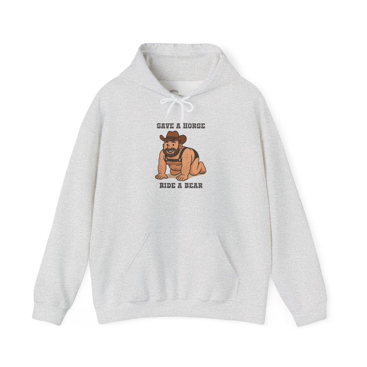 Save a Horse Ride a Bear Hoodie- Cozy & Stylish Sweatshirt