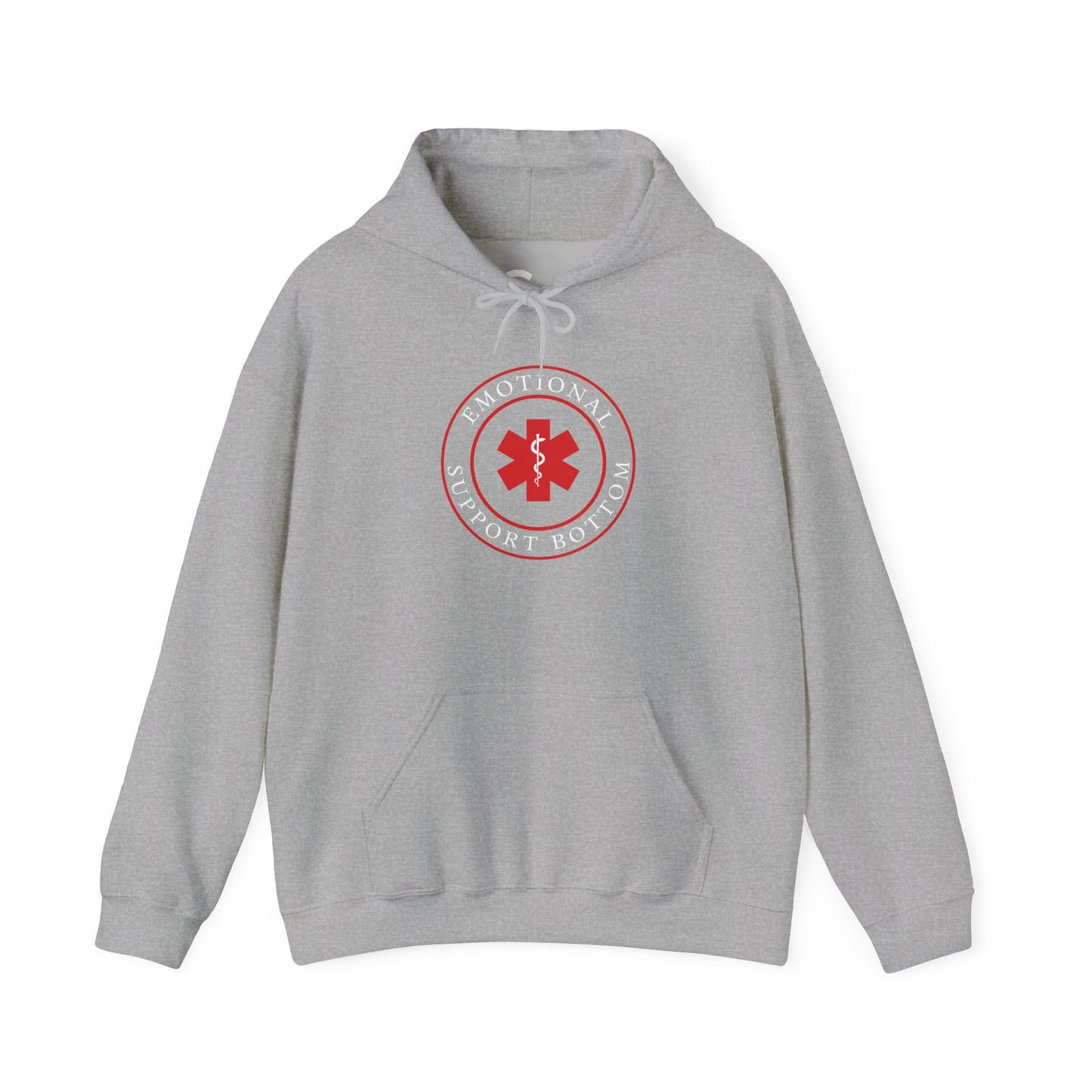Emotional Support Bottom Hoodie - Cozy & Stylish Sweatshirt