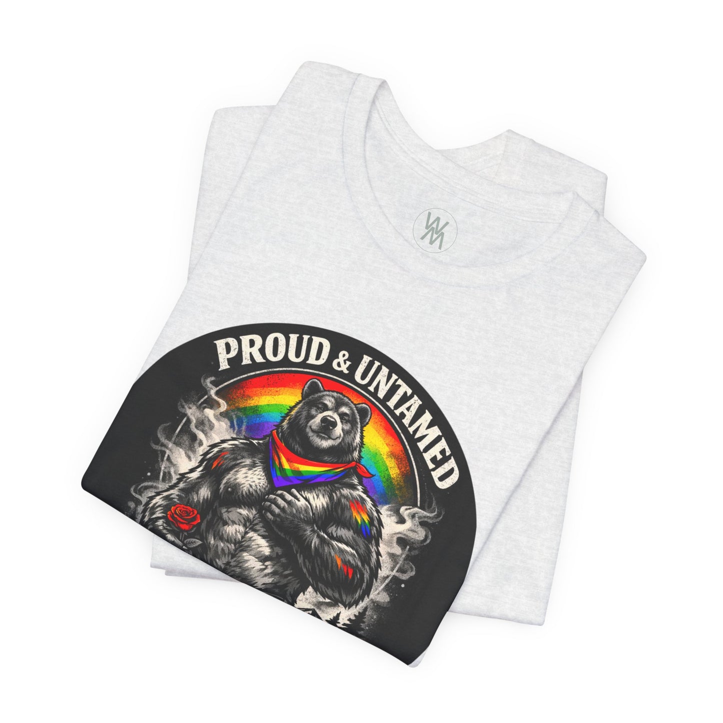 Proud Bear Tshirt by Wil Man