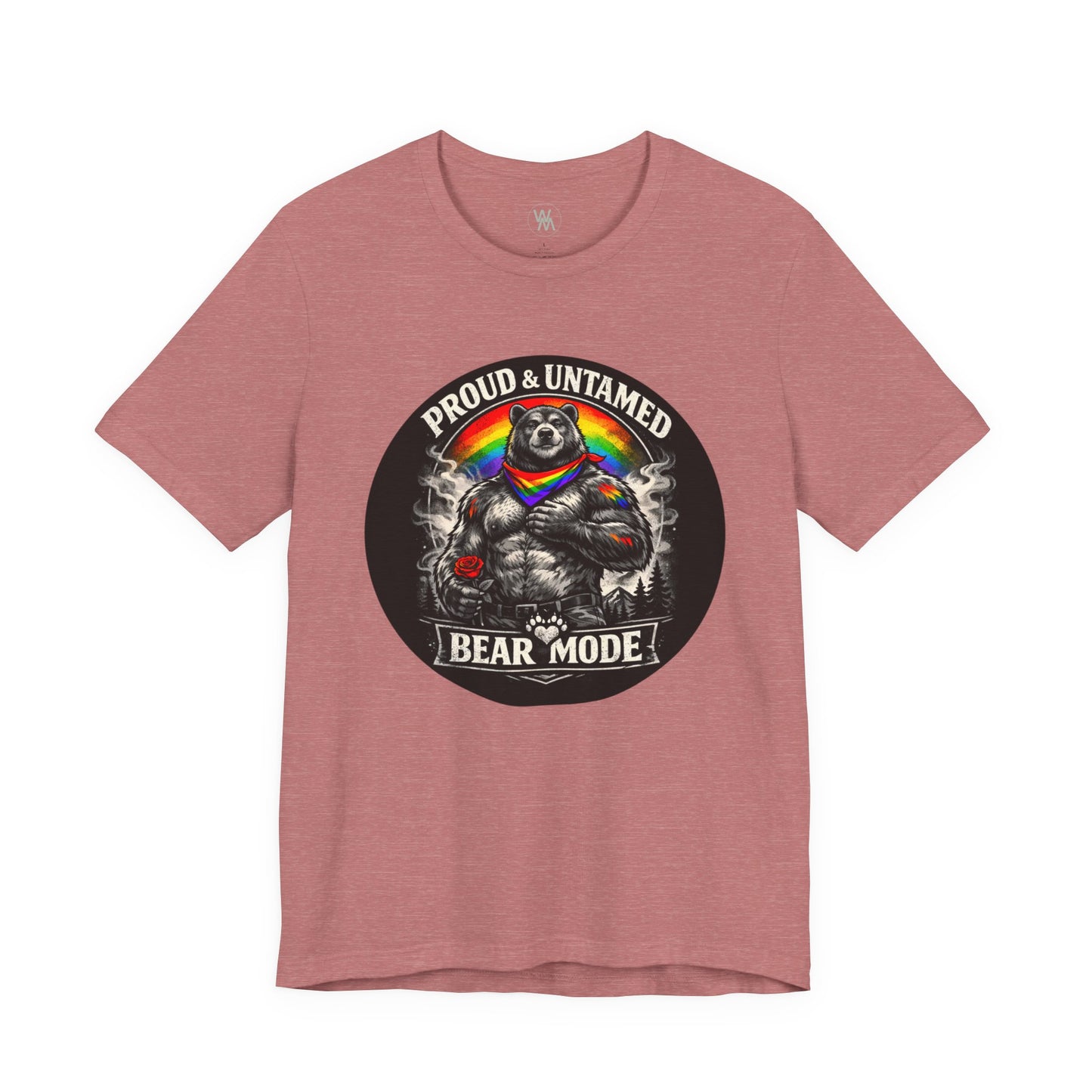 Proud Bear Tshirt by Wil Man