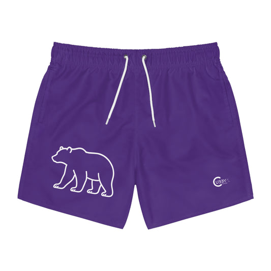 Bear Swim Trunks- Purple