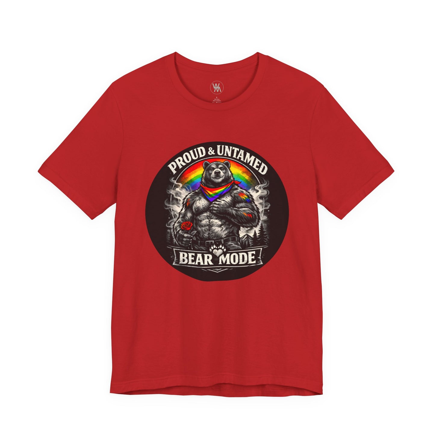 Proud Bear Tshirt by Wil Man