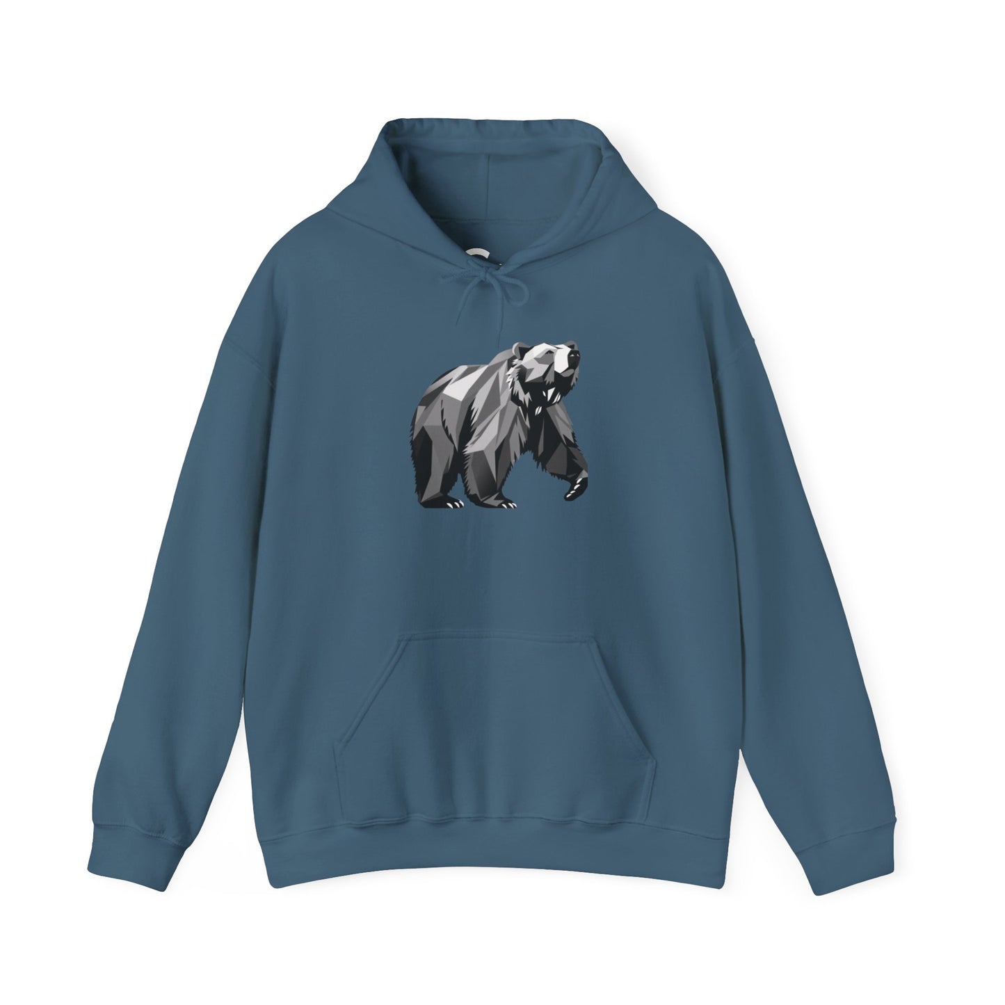 Geometric Bear Hoodie - Cozy & Stylish Sweatshirt