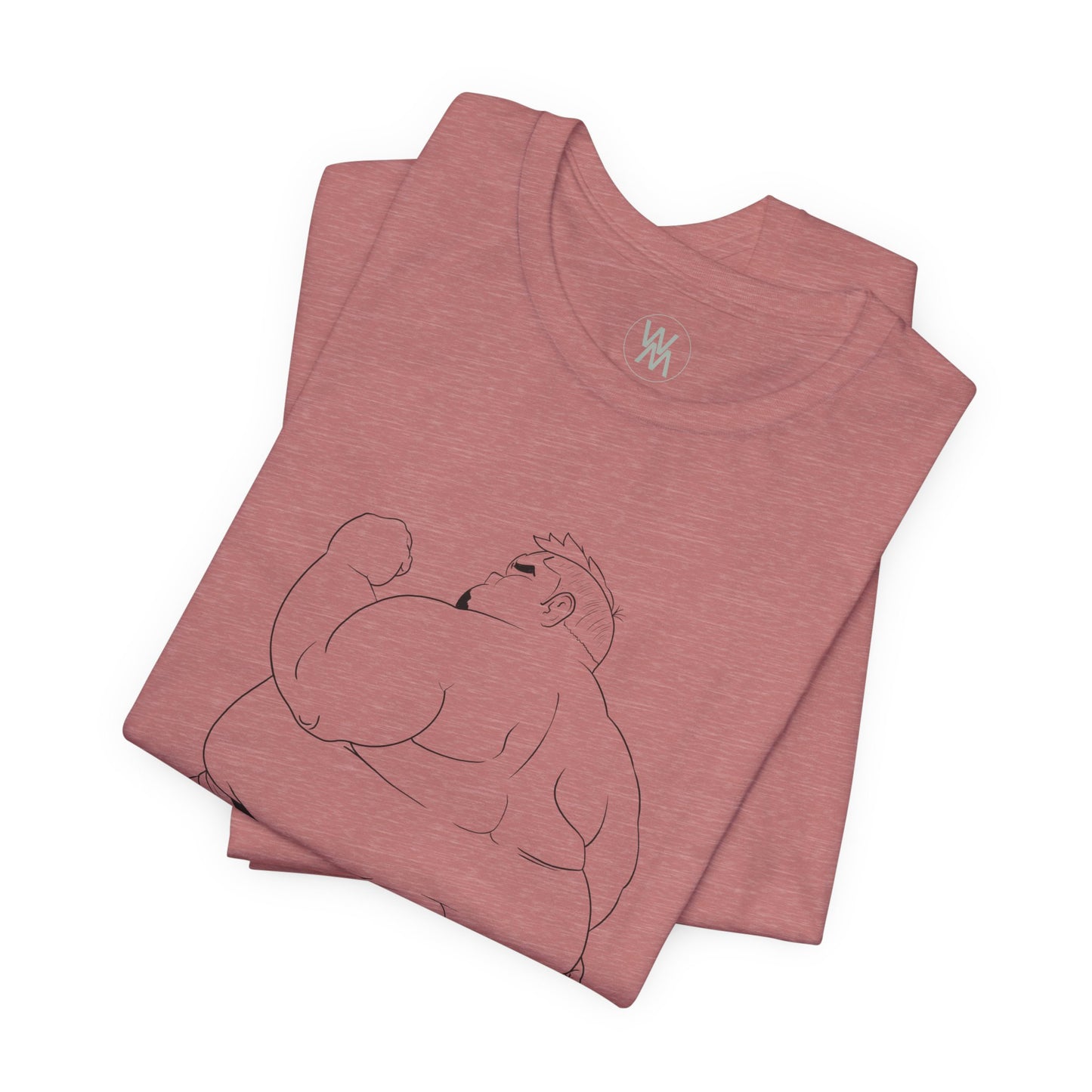 Chubby Lover BLK Tshirt by Wil Man