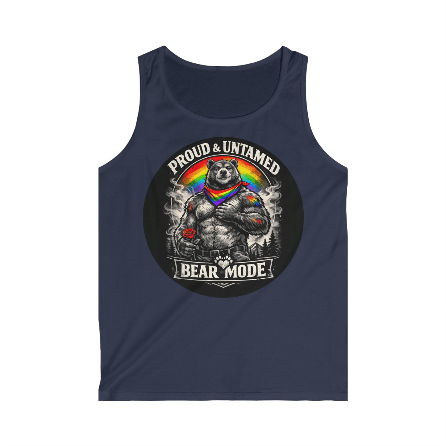 Proud Bear Tank Top by Wil Man
