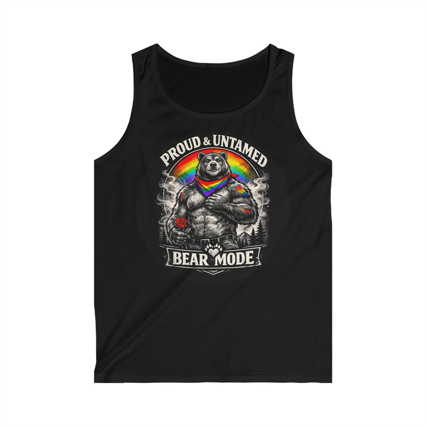 Proud Bear Tank Top by Wil Man
