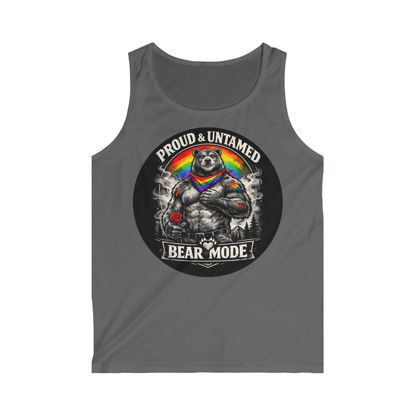 Proud Bear Tank Top by Wil Man