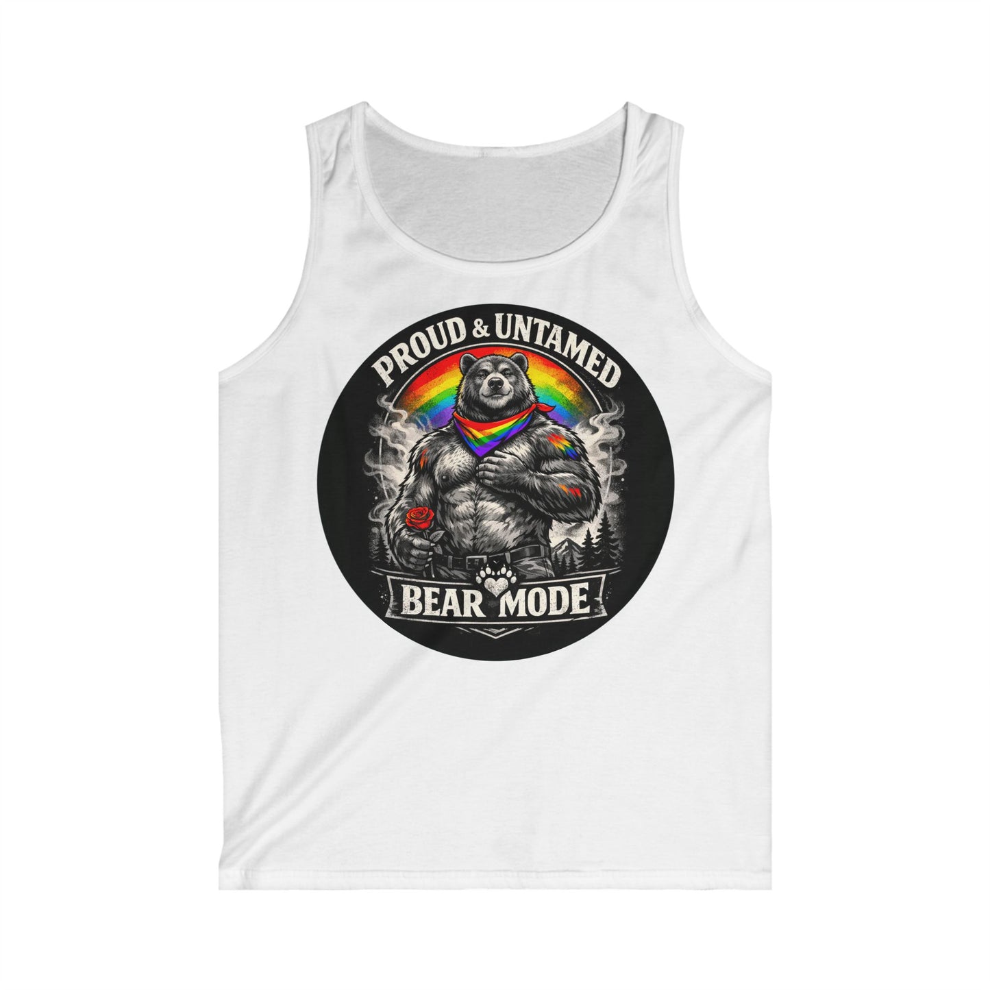 Proud Bear Tank Top by Wil Man