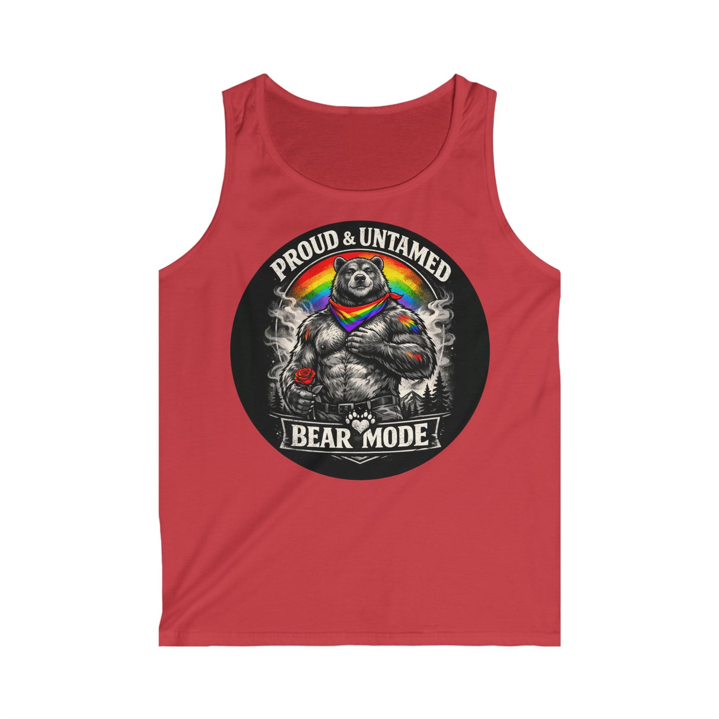 Proud Bear Tank Top by Wil Man