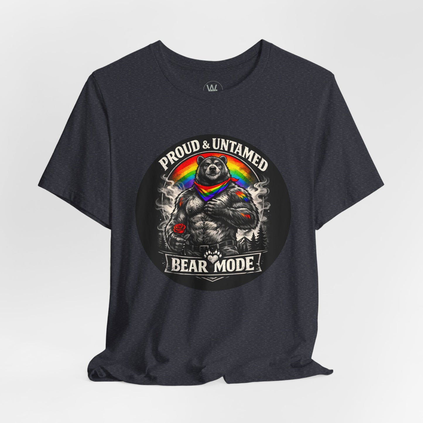 Proud Bear Tshirt by Wil Man
