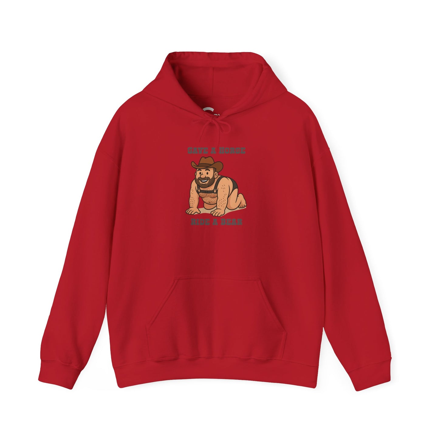 Save a Horse Ride a Bear Hoodie- Cozy & Stylish Sweatshirt