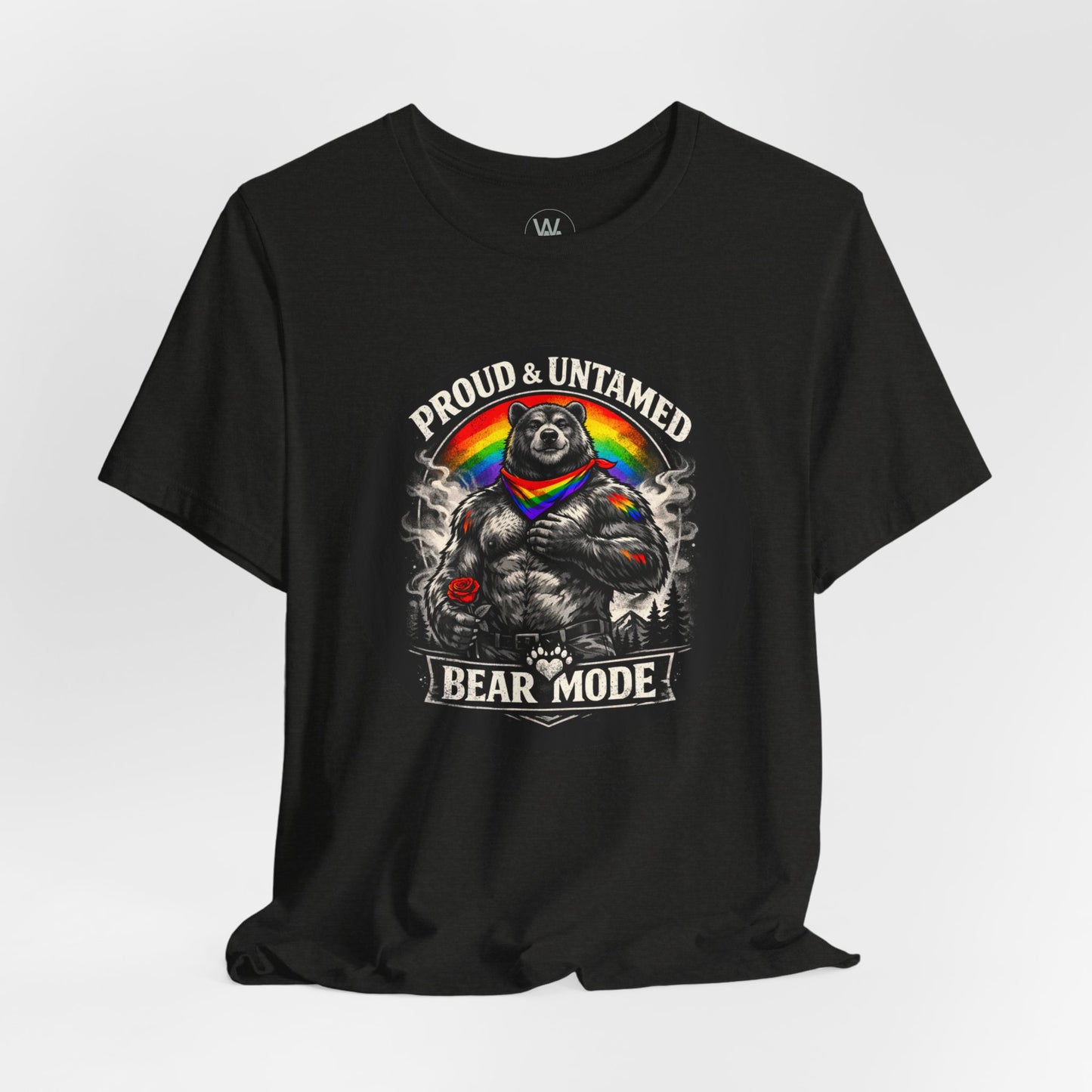 Proud Bear Tshirt by Wil Man