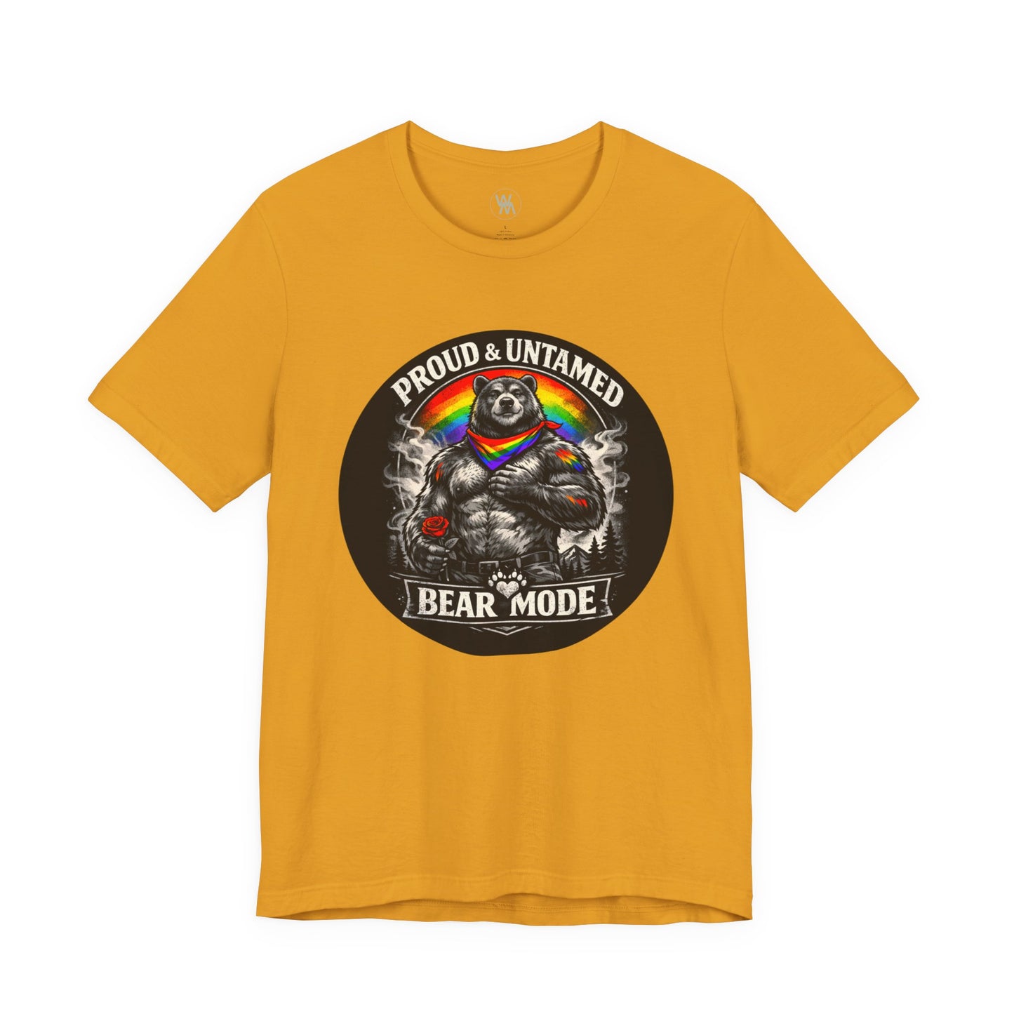 Proud Bear Tshirt by Wil Man
